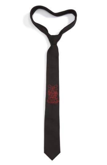 Men's Alexander Mcqueen Coat Of Arms Silk Tie