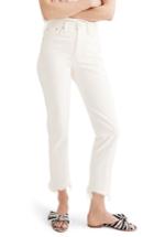 Women's Madewell Perfect Summer High Waist Pieced Jeans - White