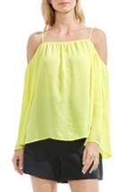 Women's Vince Camuto Off The Shoulder Blouse - Green