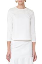 Women's Akris Punto Pom Embellished Jersey Top
