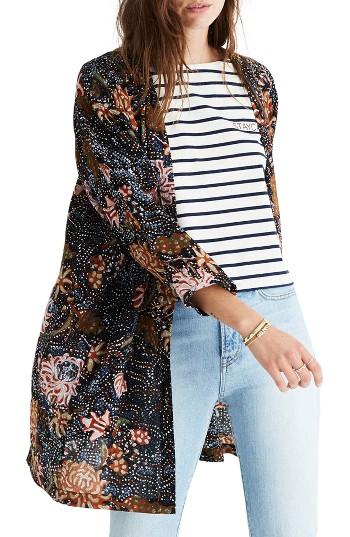Women's Madewell Robe Jacket - Blue