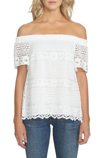 Women's 1.state Off The Shoulder Lace Blouse