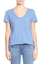 Women's Caslon Relaxed Slub Knit U-neck Tee