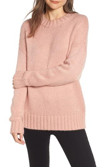 Women's French Connection Snuggle Sweater - Pink