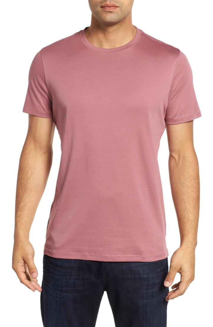 Men's Robert Barakett 'georgia' Crewneck T-shirt, Size - Pink