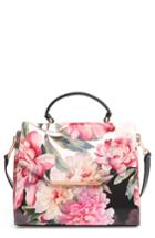 Ted Baker London Payeton Posie Large Leather Satchel - Pink
