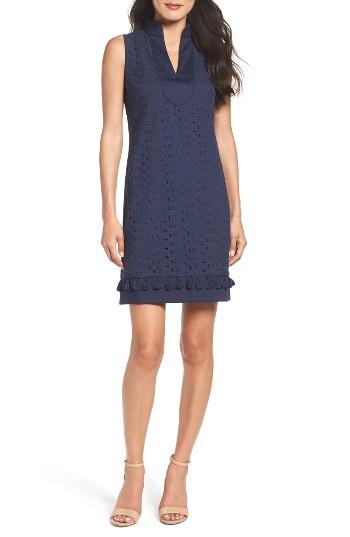 Women's Eliza J Mandarin Collar Shift Dress