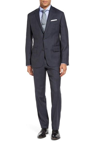 Men's Nordstrom Men's Shop Classic Fit Plaid Wool Suit