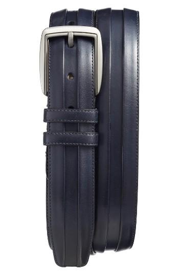Men's Mezlan Palma Leather Belt - Graphite