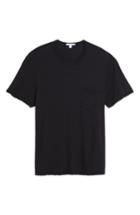 Men's James Perse Pocket T-shirt (l) - Black