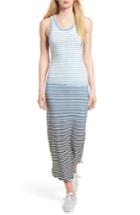 Women's Ag Cicely Stripe Maxi Tank Dress - Blue