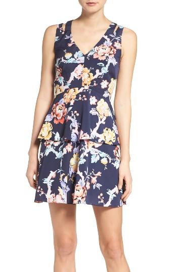 Women's Adelyn Rae Ruffle A-line Dress