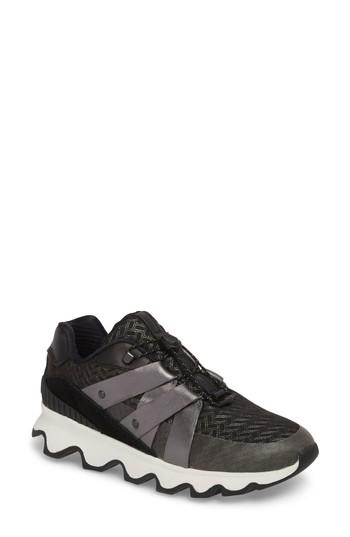 Women's Sorel Kinetic Speed Sneaker M - Black