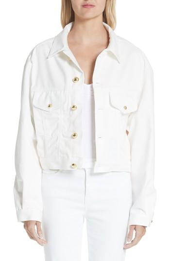 Women's Simon Miller Togo Denim Jacket - White