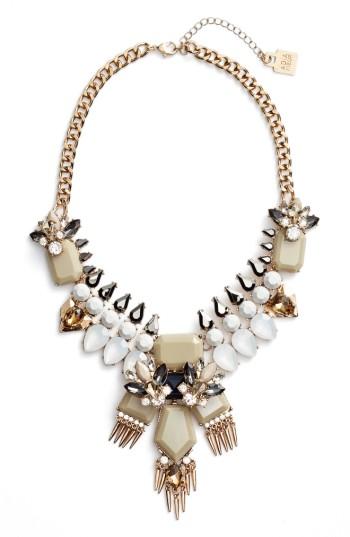 Women's Adia Kibur Crystal & Spike Statement Necklace