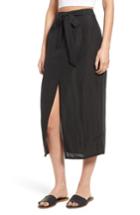 Women's Love Like Summer X Billabong Linen Blend Midi Skirt - Black