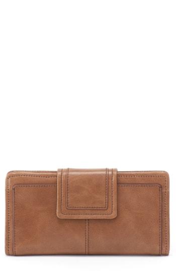 Women's Hobo Covet Leather Wallet - Brown