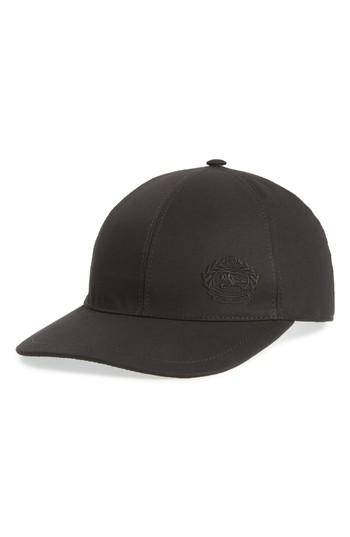 Women's Burberry Dk Crest Baseball Cap - Black