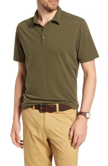 Men's 1901 Brushed Pima Cotton Polo - Green