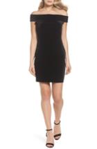Women's French Connection Lula Off The Shoulder Velvet Minidress