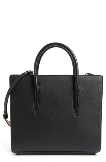 Christian Louboutin Medium Paloma Leather Tote - Black