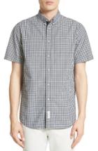 Men's Rag & Bone Smith Trim Fit Check Sport Shirt - Black