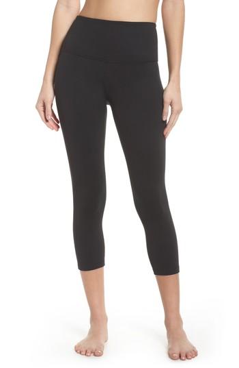 Women's Zella Live In High Waist Crop Leggings, Size - Black