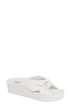 Women's Pedro Garcia Lany Platform Slide Sandal Us / 37eu - White