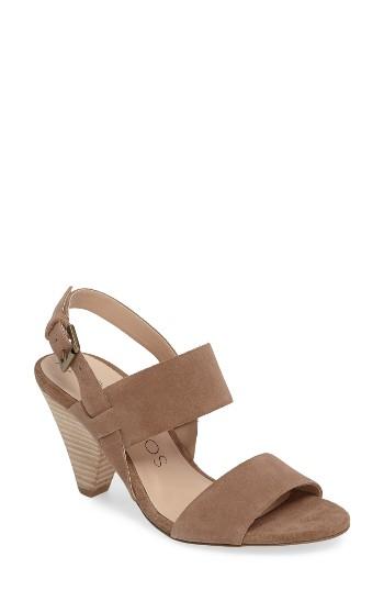 Women's Sole Society Valor Cone Heel Sandal M - Brown