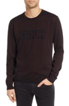 Men's Hugo Salexon Glitter Wool Blend Sweater - Red