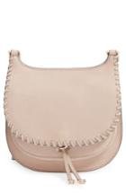Vince Camuto Small Lidia Leather Crossbody Bag - Beige