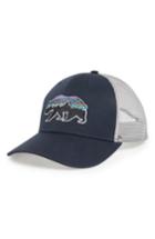 Men's Patagonia Fitz Roy Bear Trucker Cap - Blue