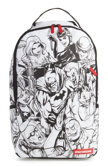 Men's Sprayground Batman Diy Villains Backpack - White