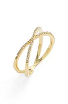 Women's Bony Levy Stackable Crossover Diamond Ring (nordstrom Exclusive)