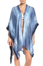 Women's Michael Stars Alligator Rain Cover-up Cape