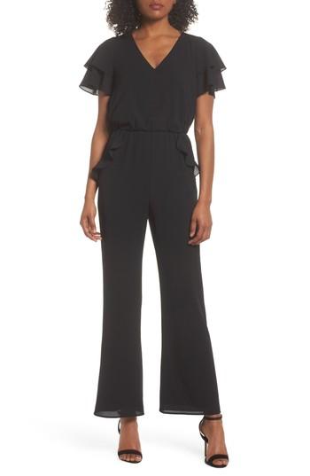 Women's Ali & Jay Love In The Air Ruffle Jumpsuit - Black