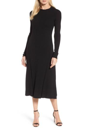 Women's Boss Faustine Midi Dress - Black