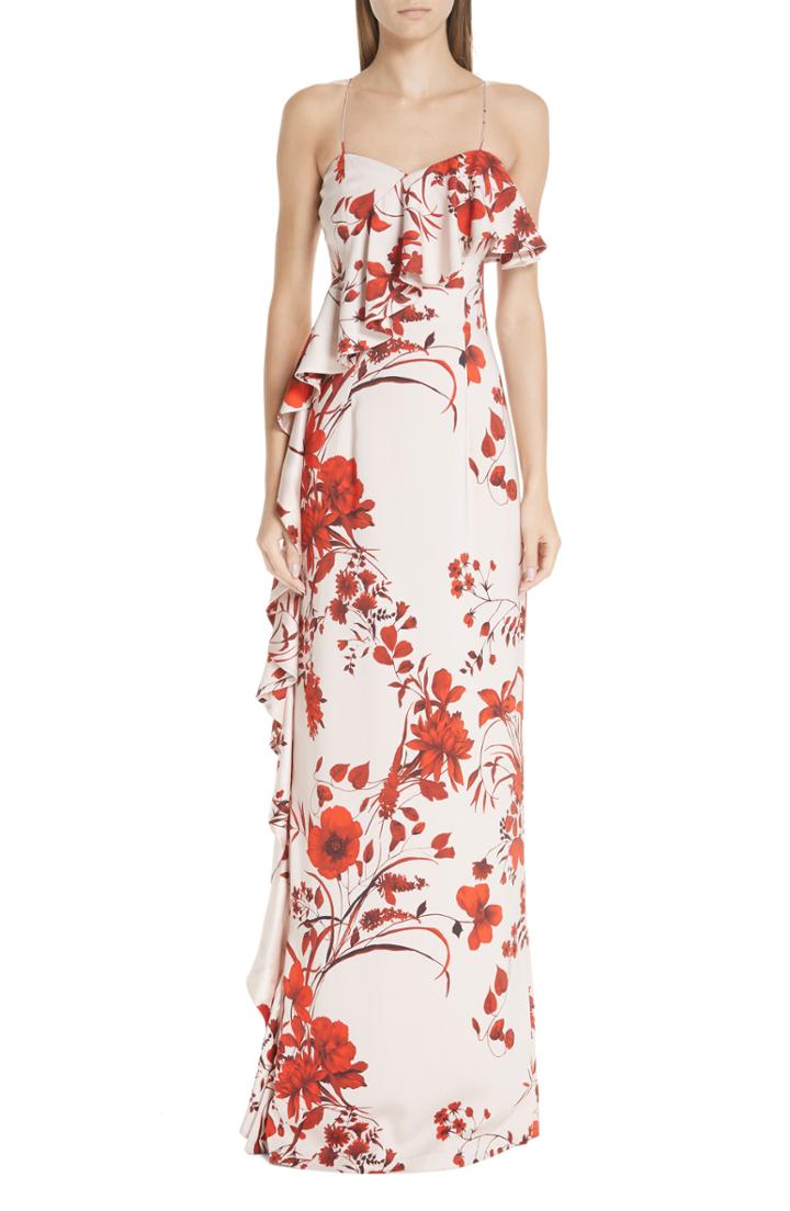 Women's Sachin & Babi Putri Floral Print Gown - Pink