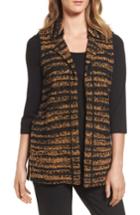 Women's Ming Wang Stripe Sweater Vest