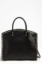 Valentino 'rockstud' Leather Dome Satchel -