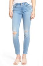 Women's 7 For All Mankind B(air) Ripped Ankle Skinny Jeans - Blue