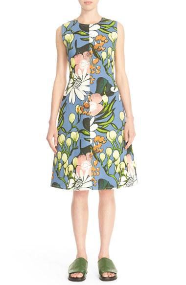 Women's Marni Madder Print A-line Dress
