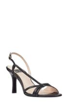 Women's Nine West Accolia Asymmetrical Strappy Sandal M - Black
