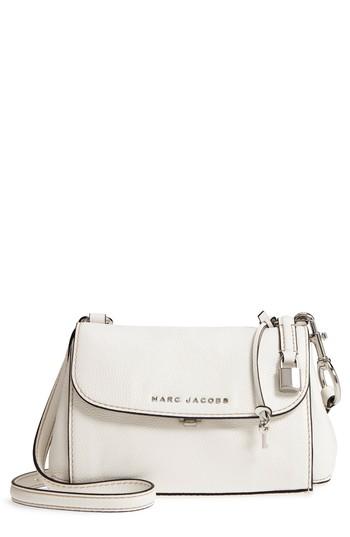 Marc Jacobs Mini The Boho Grind Leather Shoulder Bag - White