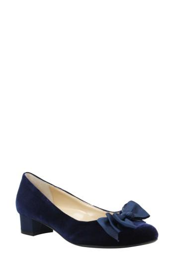Women's J. Renee Cameo Bow Pump Aa - Blue