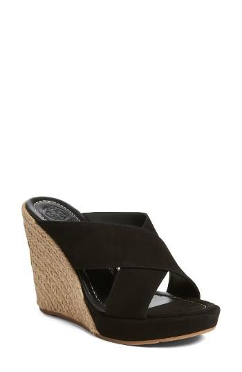 Women's Tory Burch Bailey Espadrille Mule M - Black