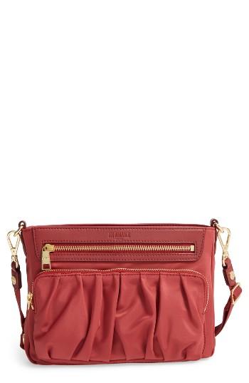Mz Wallace 'abbey' Bedford Nylon Crossbody Bag - Red