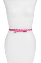 Women's Kate Spade New York Rickrack Skinny Belt - Bougainvillea
