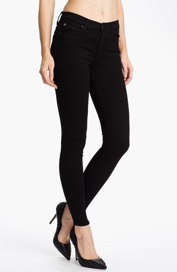 Hudson Jeans 'nico' Mid Rise Super Skinny Jeans (black) Womens Black Size 30 30