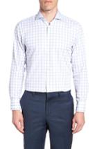 Men's Boss Mark Sharp Fit Grid Dress Shirt